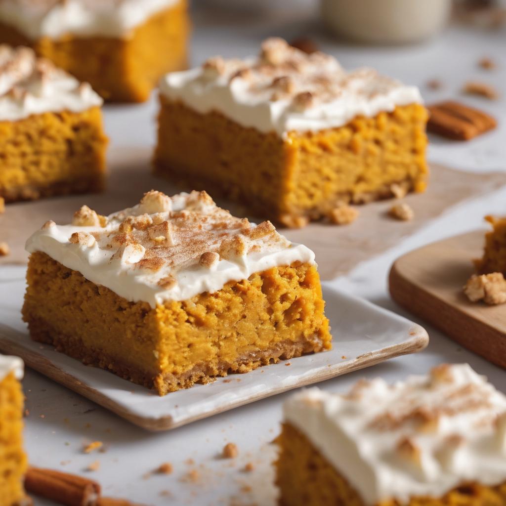 Celebrate Autumn with Vegan Pumpkin Bars