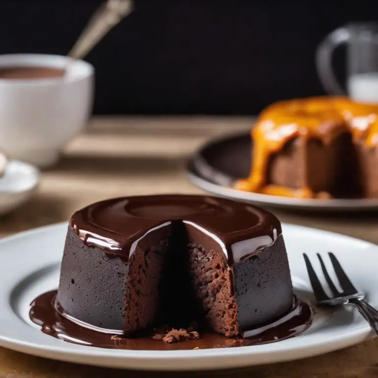 Decadent Chocolate Lava Cake (Eggless & Vegan-Friendly)
