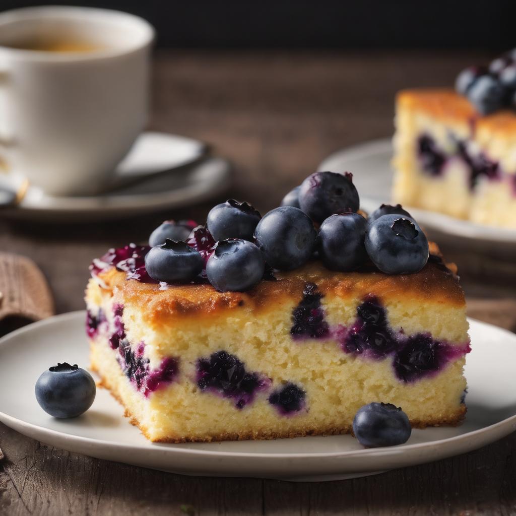 Irresistible Quick-Prep Blueberry Cake 💜