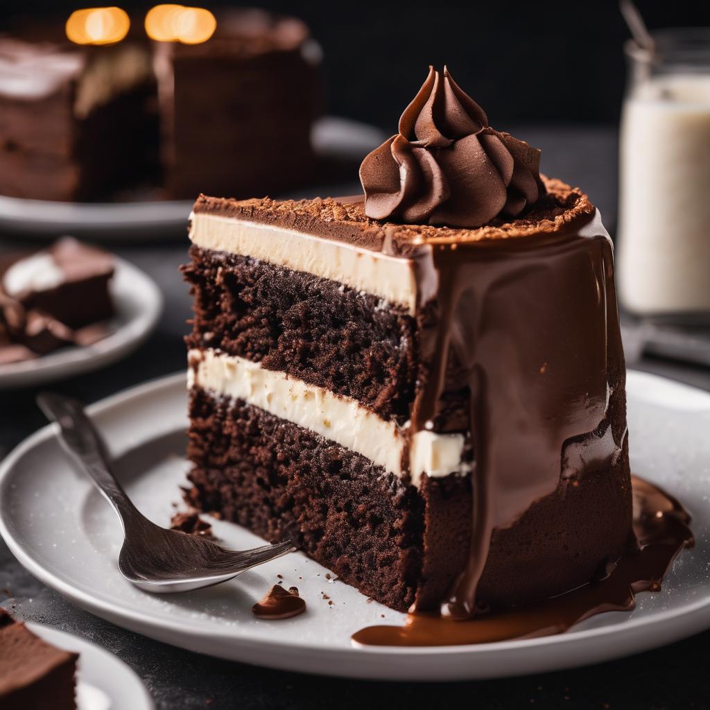 Decadent Chocolate Cake with Cream Cheese Frosting