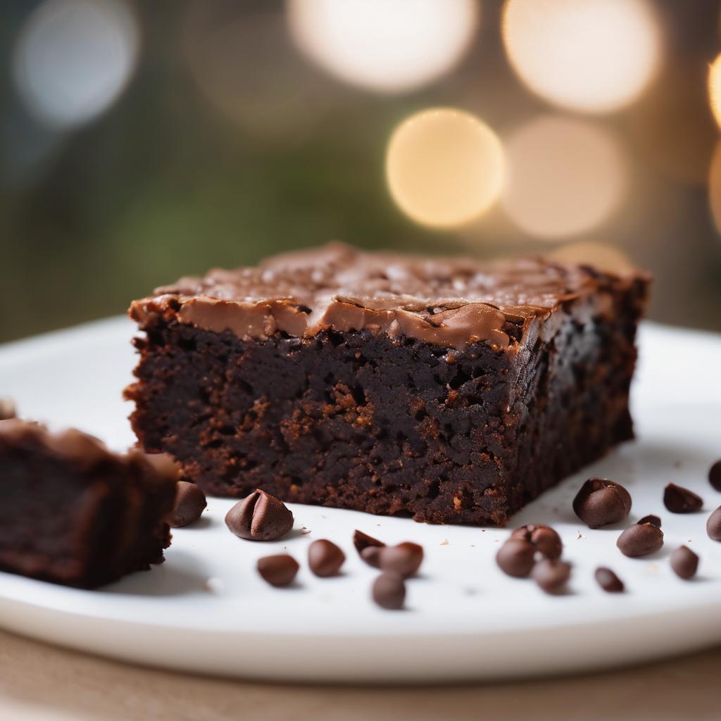 Brownie Pie with Flaky Crust