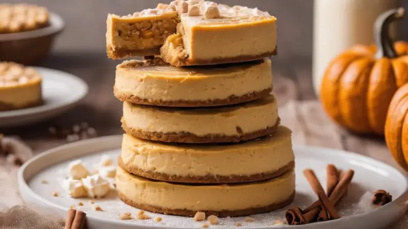 Pumpkin Spice Cheesecake-Stuffed Cookies