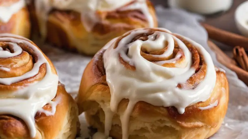 Homemade Cinnamon Rolls with Cream Cheese Frosting