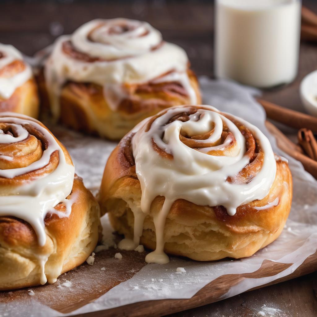 Homemade Cinnamon Rolls with Cream Cheese Frosting