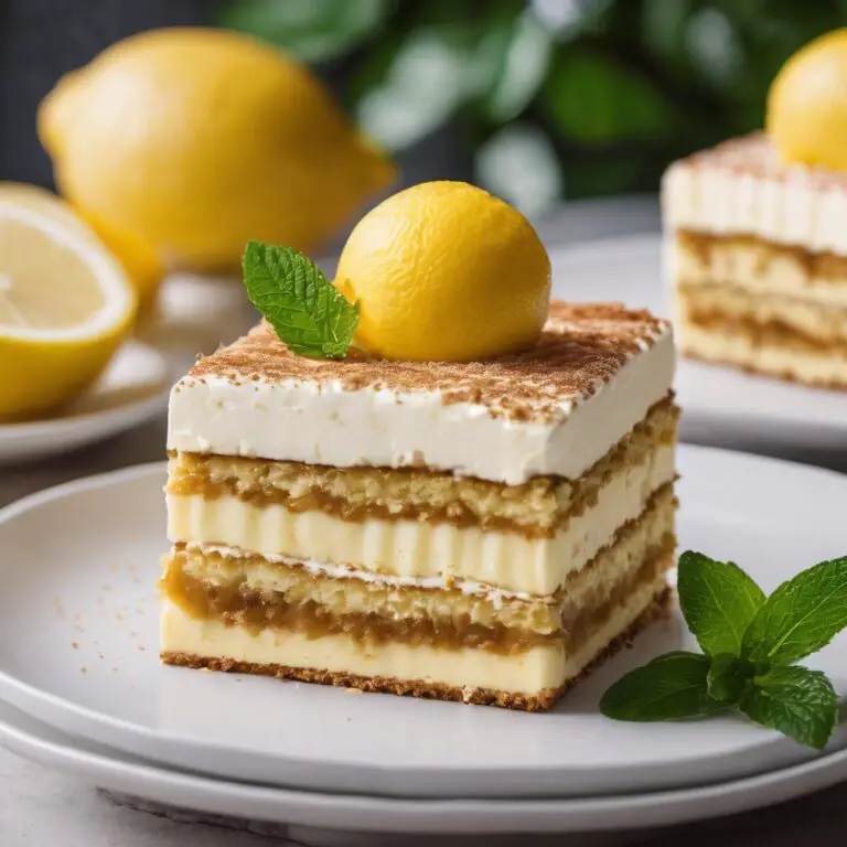 Creamy Lemon Tiramisu with Homemade Curd