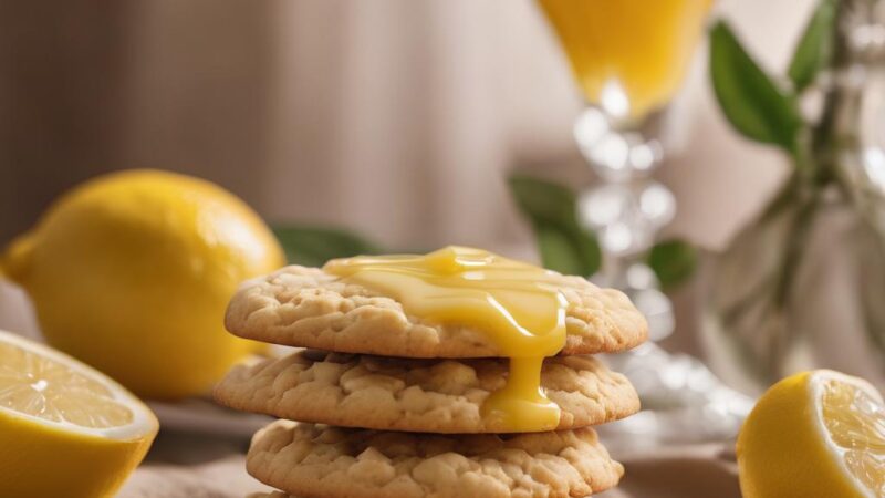 Buttery Lemon Thumbprint Cookies with Homemade Lemon Curd