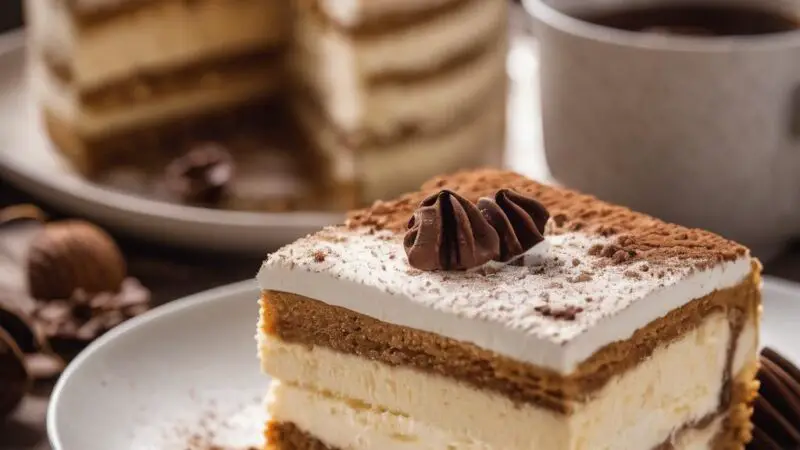 Luxurious Tiramisu Cake with Mascarpone Frosting