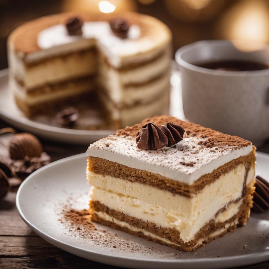 Luxurious Tiramisu Cake with Mascarpone Frosting