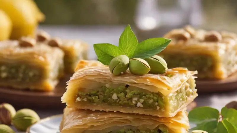 Pistachio Whisper Baklava