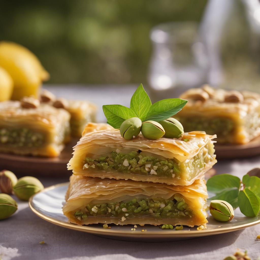 Pistachio Whisper Baklava