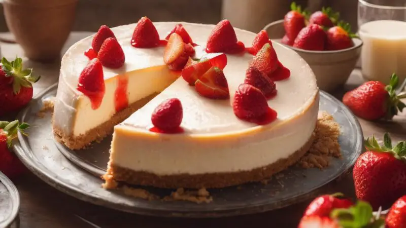 Strawberry Bliss Cheesecake