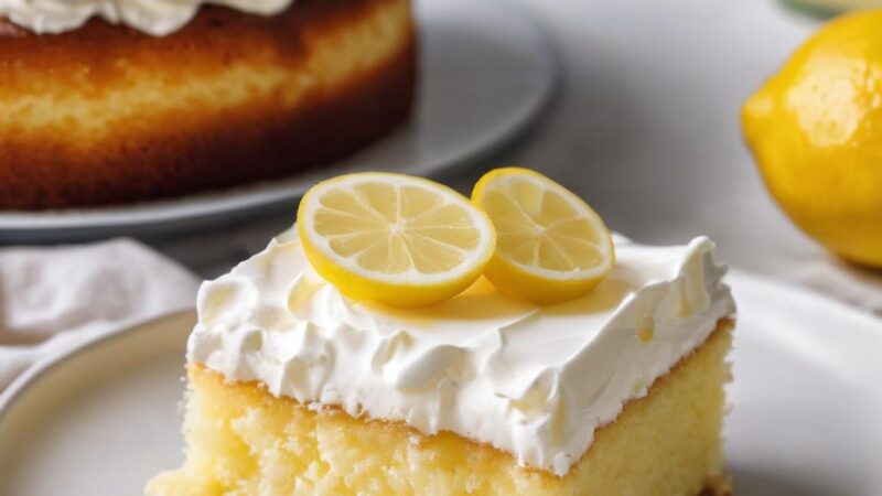 Lemon Buttermilk Cake with Lemon Mascarpone Frosting