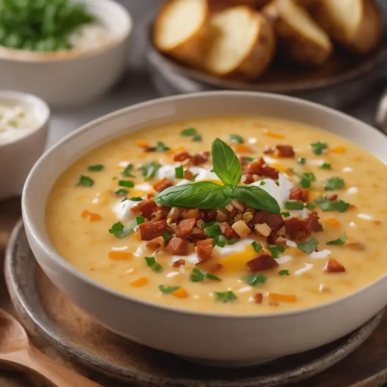 Ultimate Comfort Loaded Baked Potato Soup