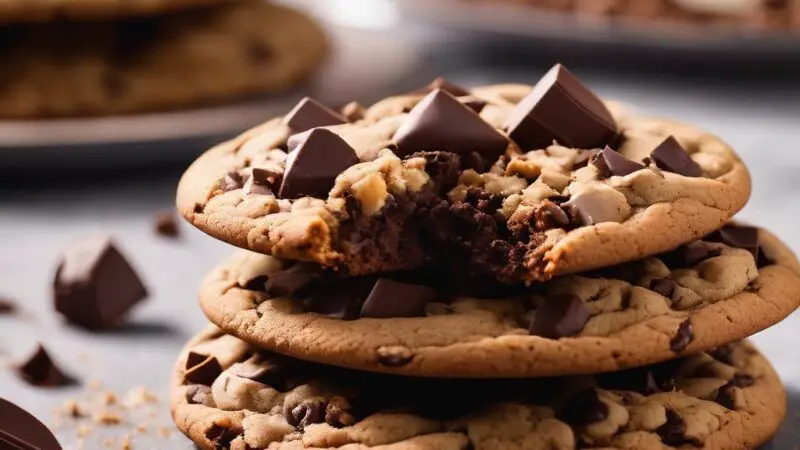 Rich Double Chocolate Chip Cookies