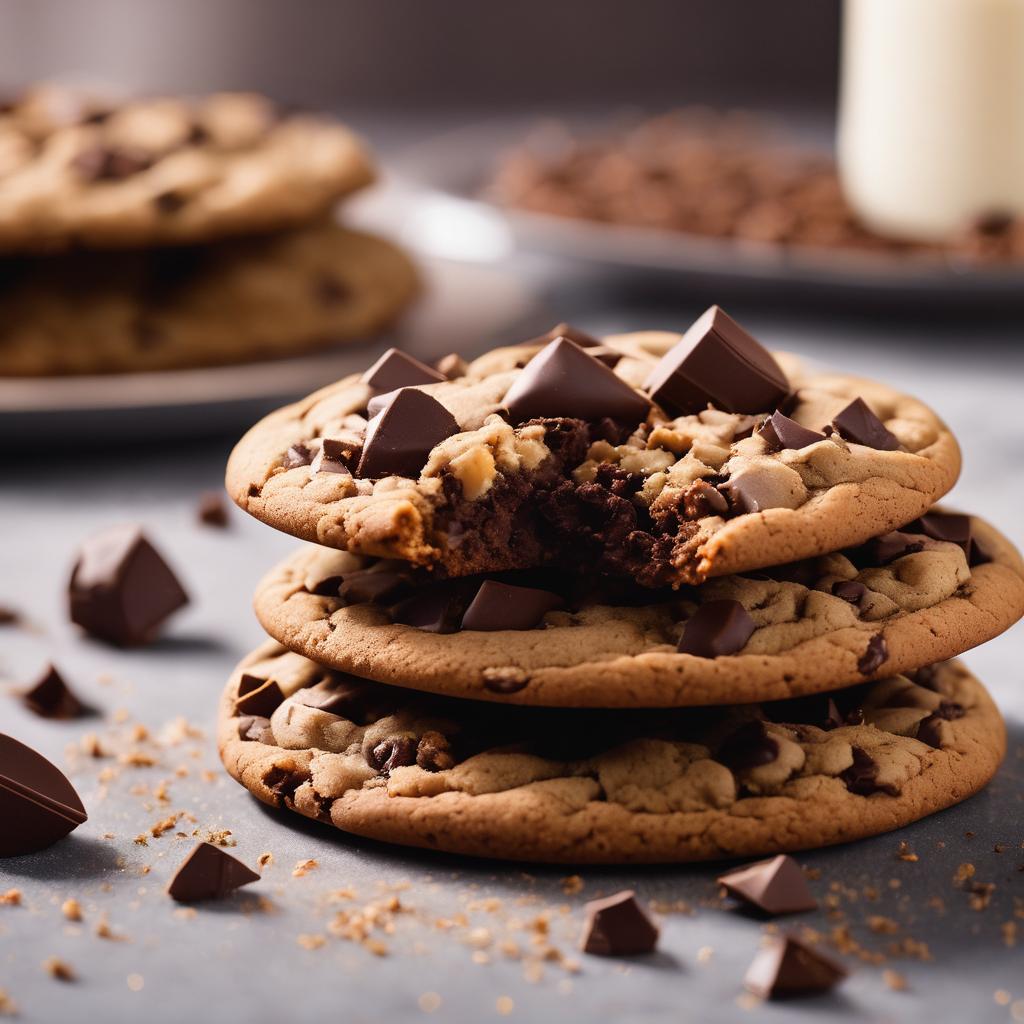 Rich Double Chocolate Chip Cookies
