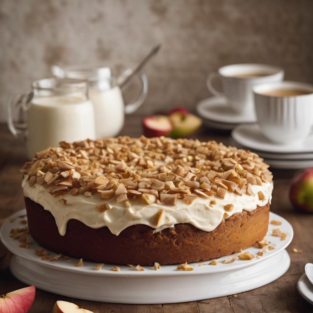 Golden Autumn Apple Spice Cake