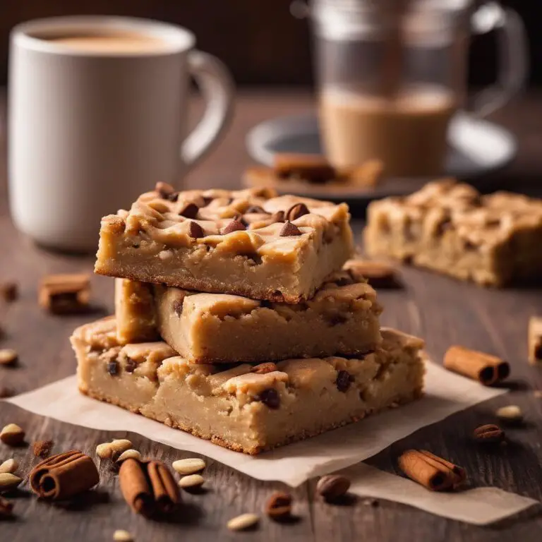 Soft Cinnamon Bliss Bars with a Chai-Spiced Crust