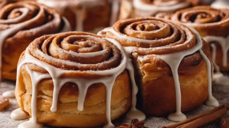 Spiced Molasses Rolls with Sweet Cinnamon Icing