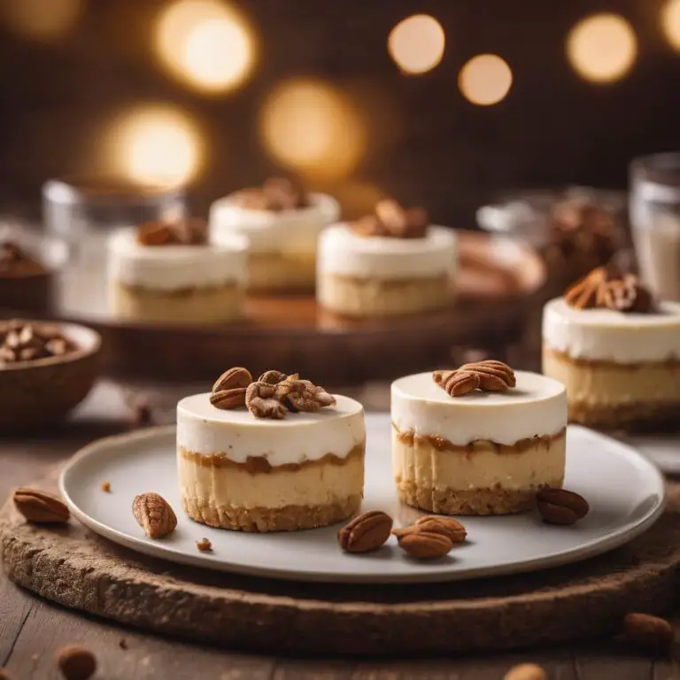 No-Bake Chai Vanilla Mini Cheesecakes