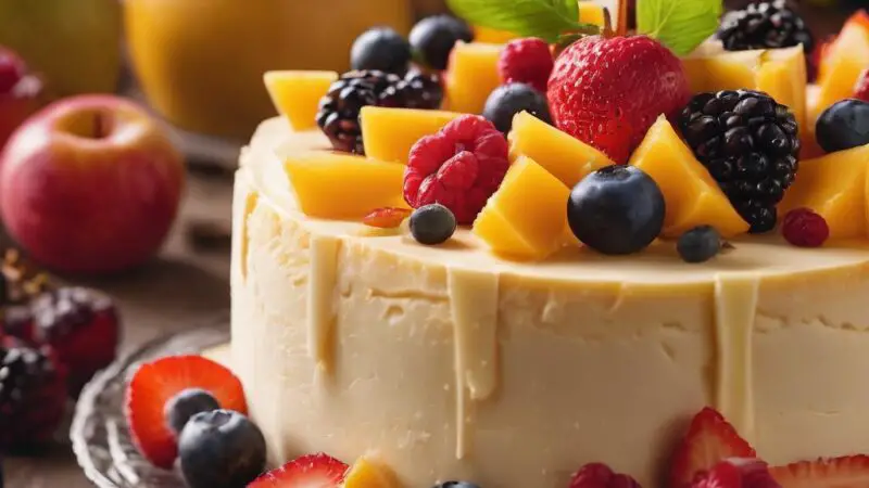 Sumptuous Fruit-Topped Cheesecake