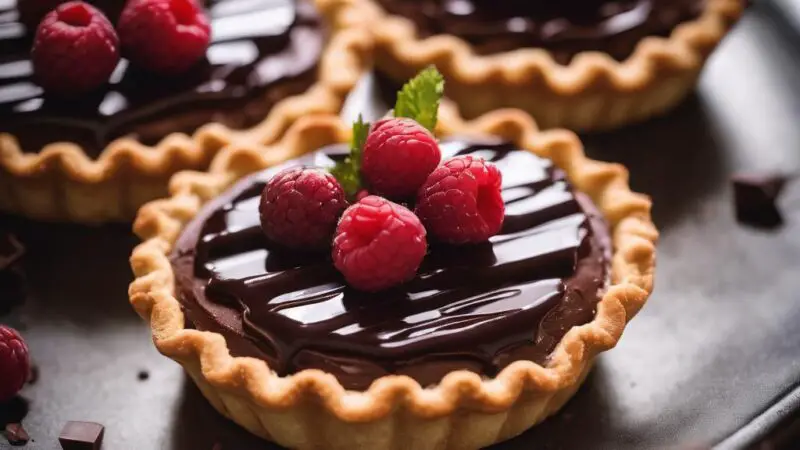 Decadent Chocolate Ganache Tartlets