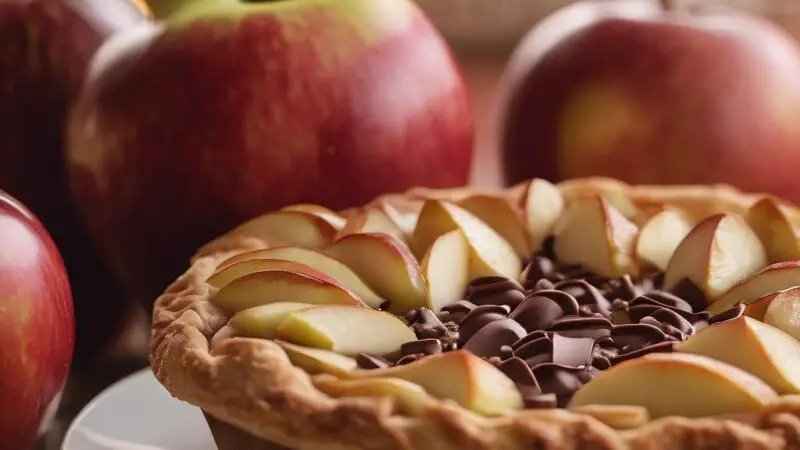 Decadent Chocolate-Infused Apple Pie