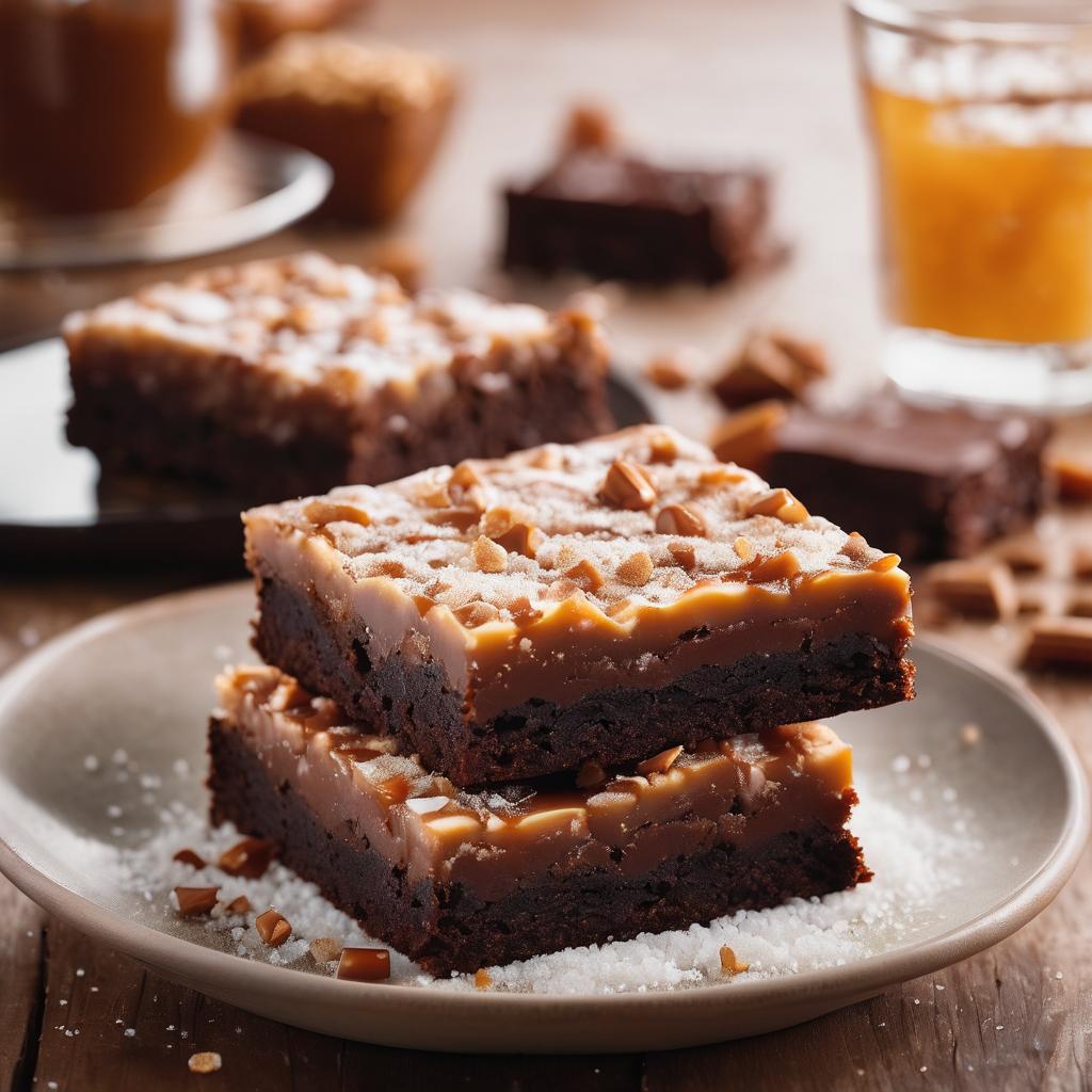 Sea Salt & Caramel Fudgy Brownies