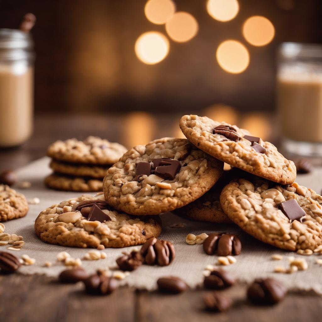 Chewy Brown Butter Oatmeal Espresso Cookies