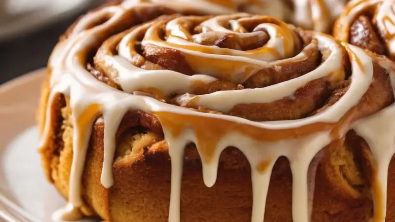 Pumpkin Spice Cinnamon Rolls with Brown Butter Cream Cheese Frosting