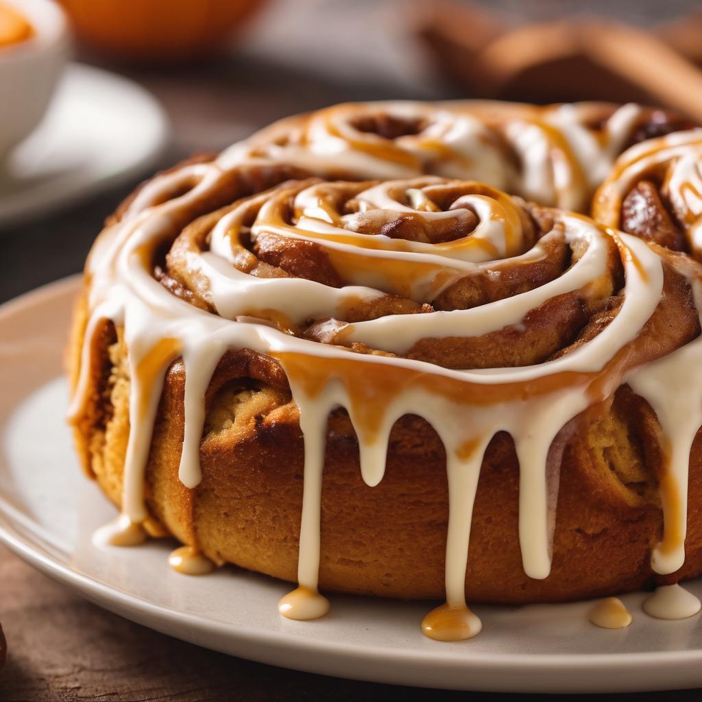 Pumpkin Spice Cinnamon Rolls with Brown Butter Cream Cheese Frosting