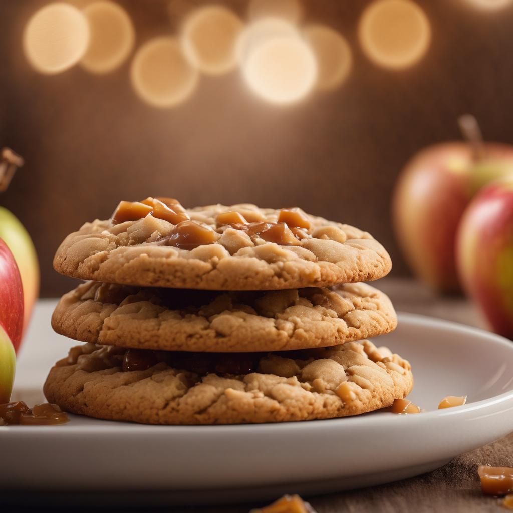 Brown Butter Apple Caramel Cookies