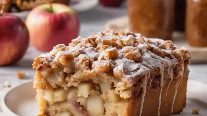 Apple Fritter Loaf Cake