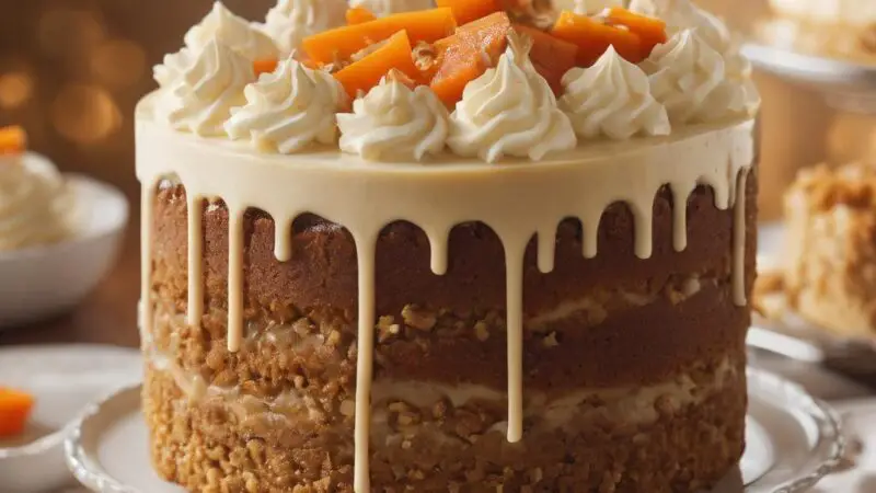 Gluten-Free Carrot Cake Cheesecake with Optional Dairy-Free Version