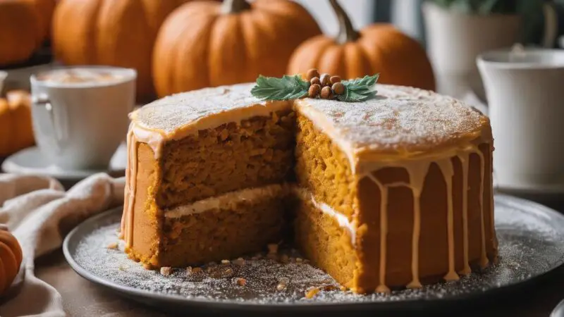 Dairy-Free and Refined Sugar-Free Pumpkin Carrot Cake