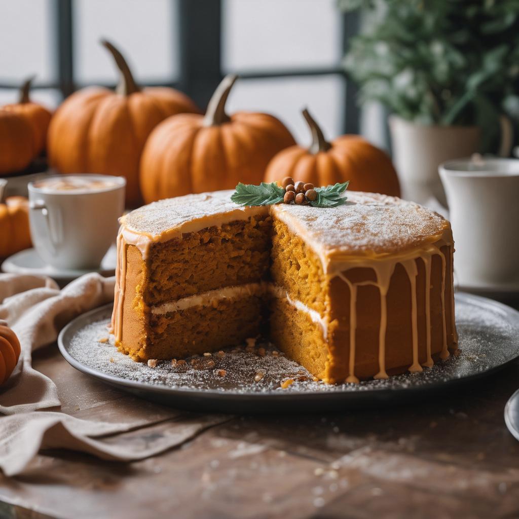 Dairy-Free and Refined Sugar-Free Pumpkin Carrot Cake