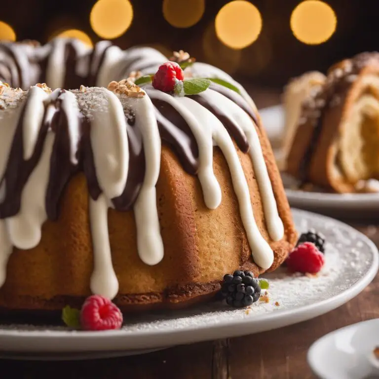 Gluten-Free Italian Cannoli Bundt Cake