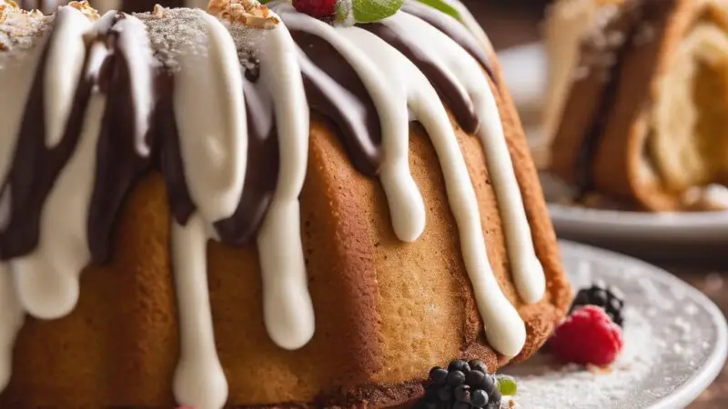 Gluten-Free Italian Cannoli Bundt Cake