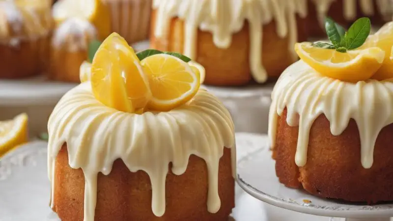 Zesty Mini Lemon Bundt Cakes