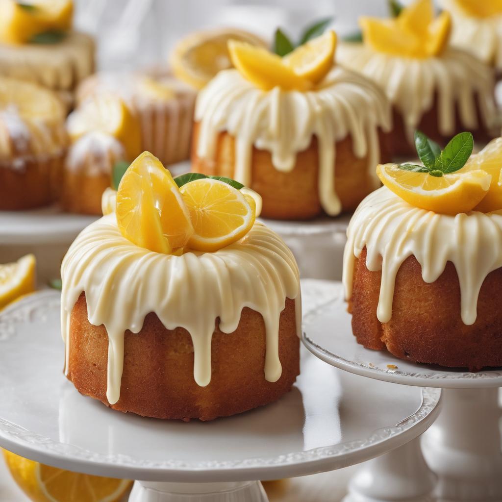 Zesty Mini Lemon Bundt Cakes