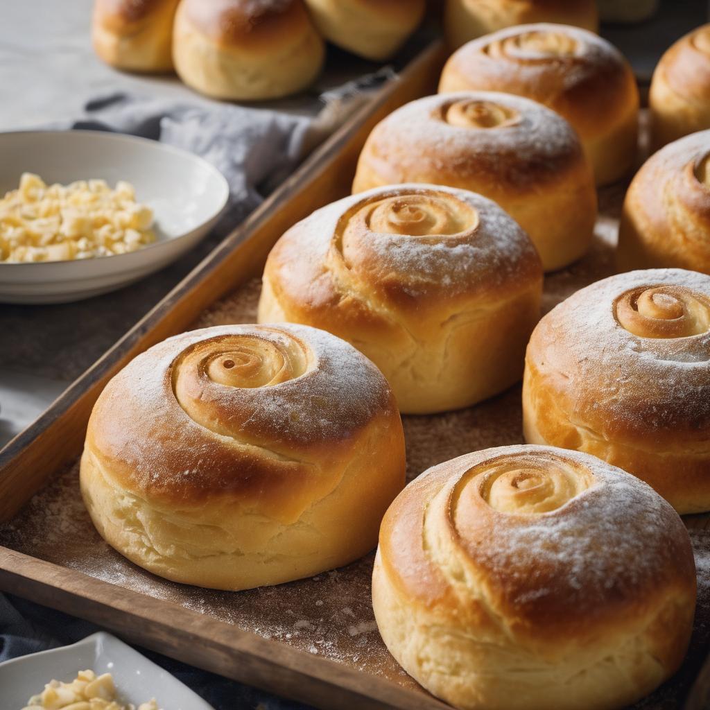 Vanilla-Infused Pan de Mallorca Rolls