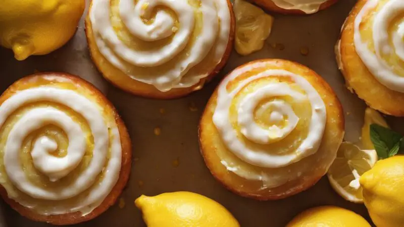 Zesty Lemon Swirl Rolls