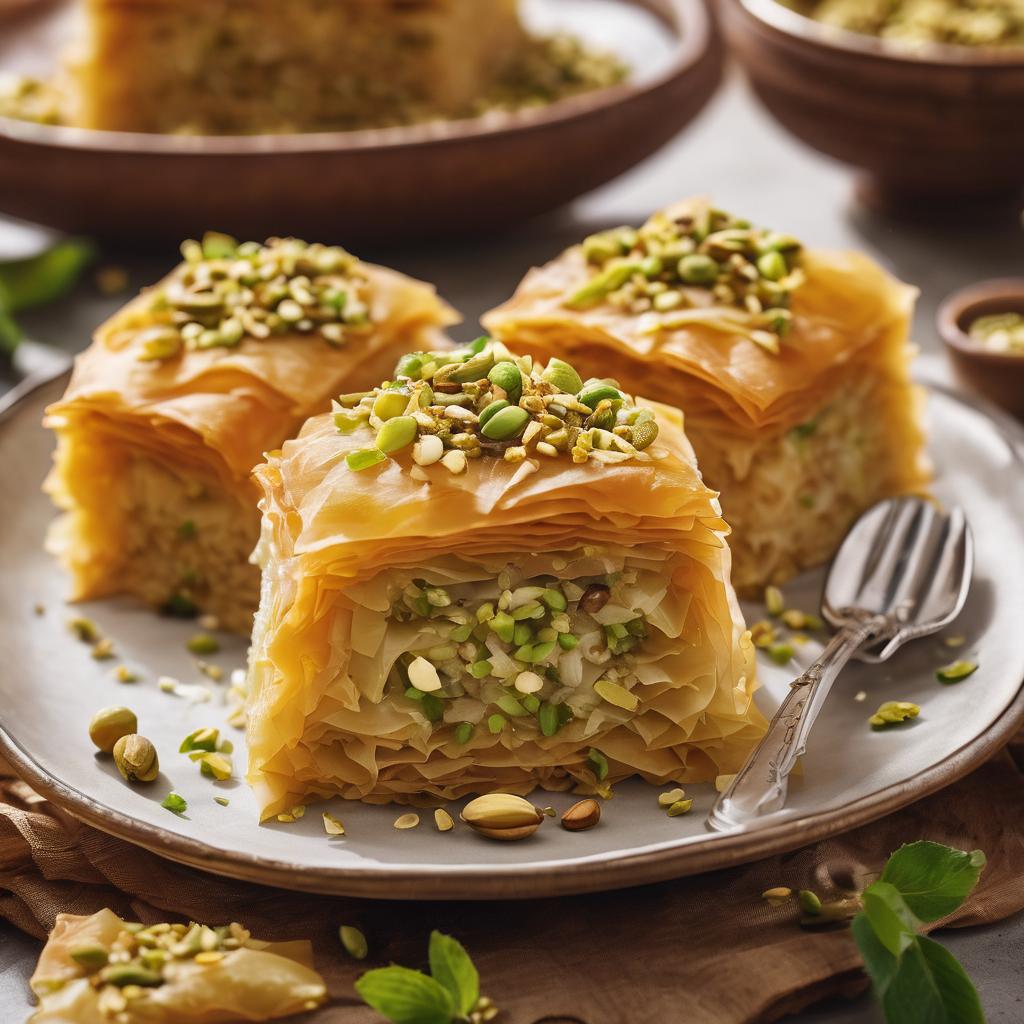 Traditional Pistachio Kadayif