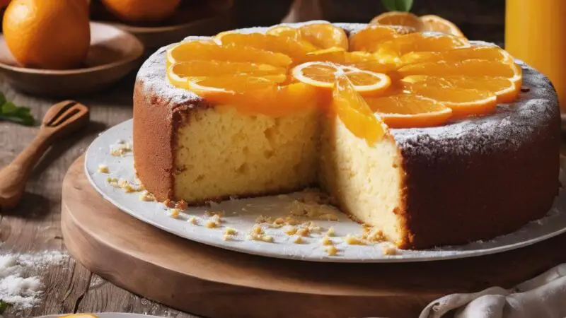 Sunshine Orange Upside-Down Cake