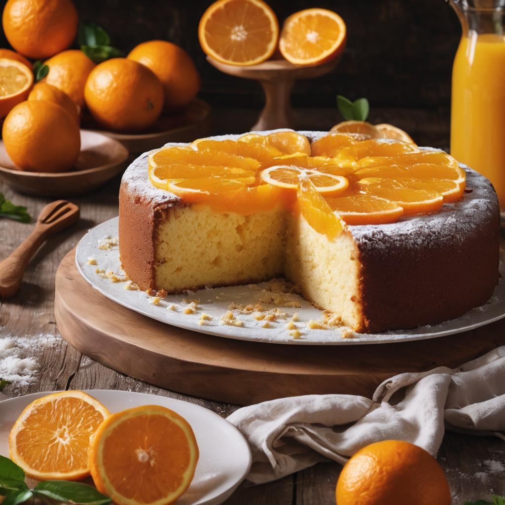 Sunshine Orange Upside-Down Cake
