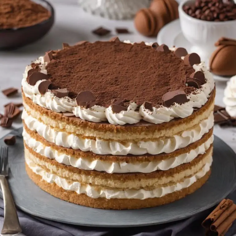 Eggless Tiramisu Cake