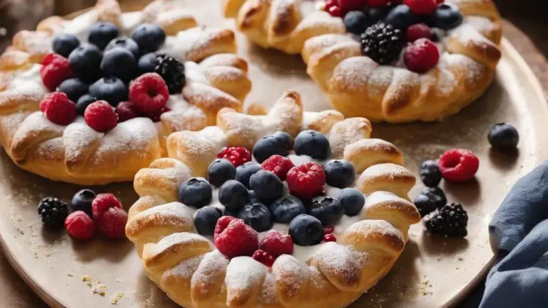 Twisted Blueberry Cheese Pastries