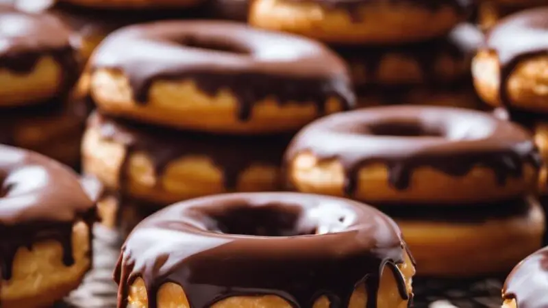 Classic Baked Donuts with Chocolate Frosting