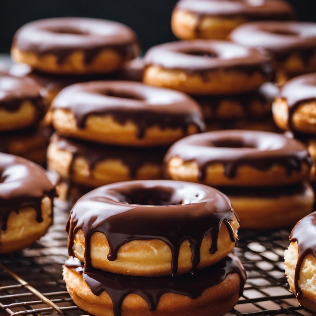 Classic Baked Donuts with Chocolate Frosting