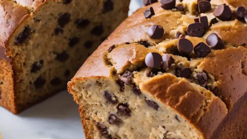 Peanut Butter Chocolate Chip Banana Bread