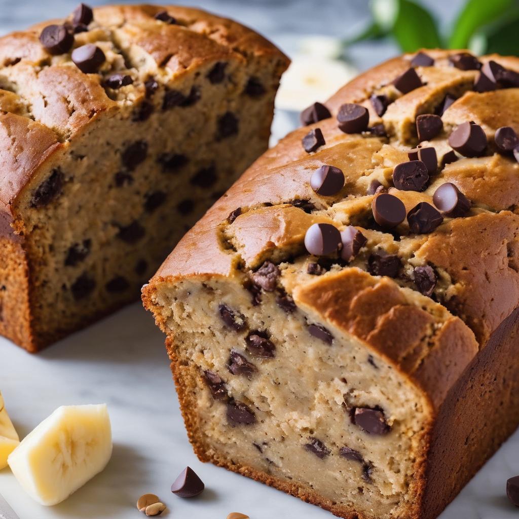 Peanut Butter Chocolate Chip Banana Bread